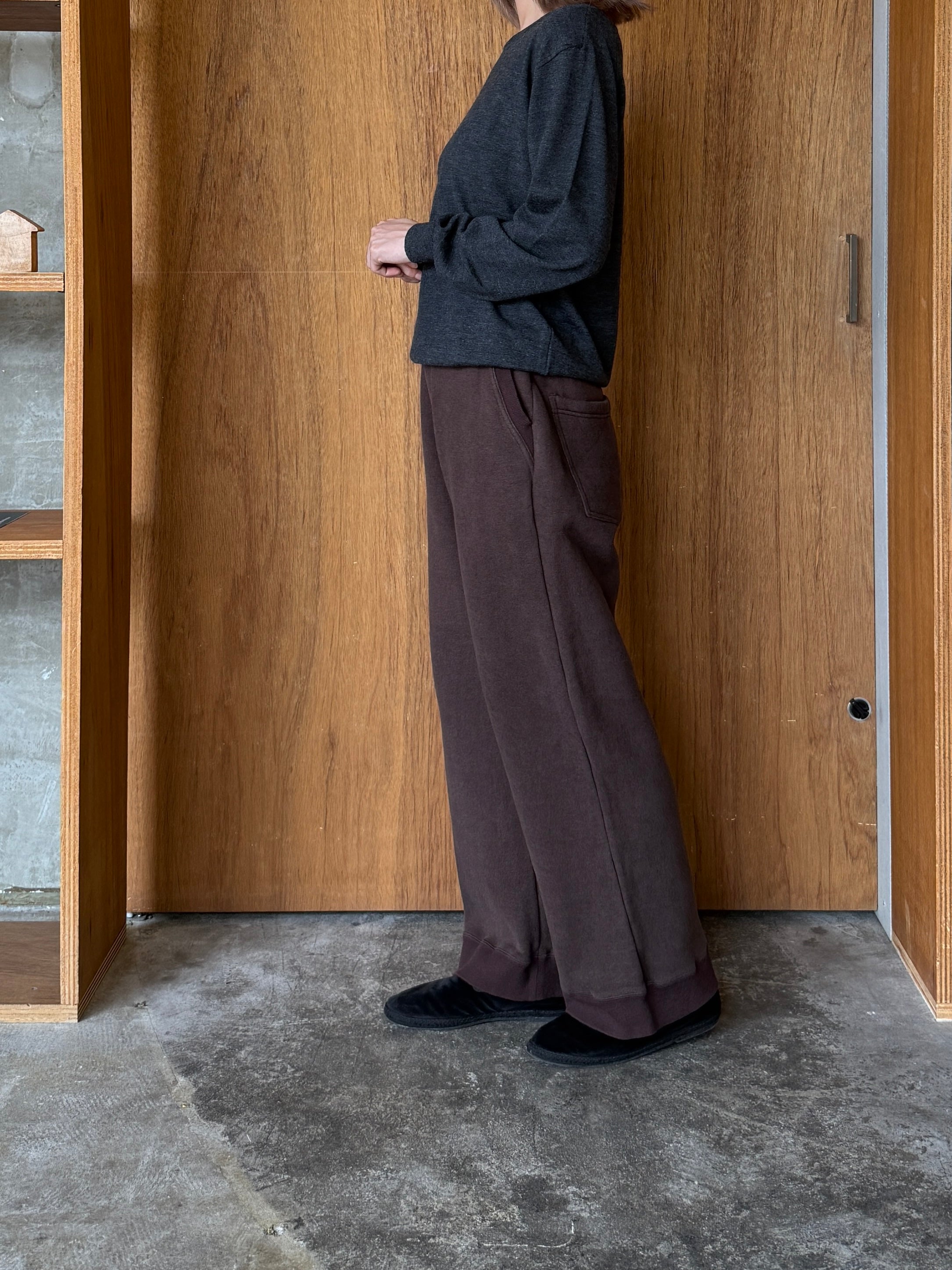 suzuki takayuki / high gauge knitted pullover（heather charcoal）