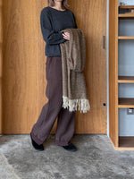 suzuki takayuki / shawl（burnt umber）