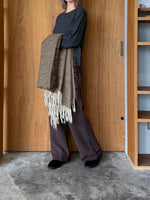 suzuki takayuki / shawl（burnt umber）