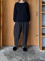 suzuki takayuki / high gauge knitted pullover（black）