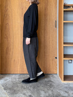 suzuki takayuki / high gauge knitted pullover（black）
