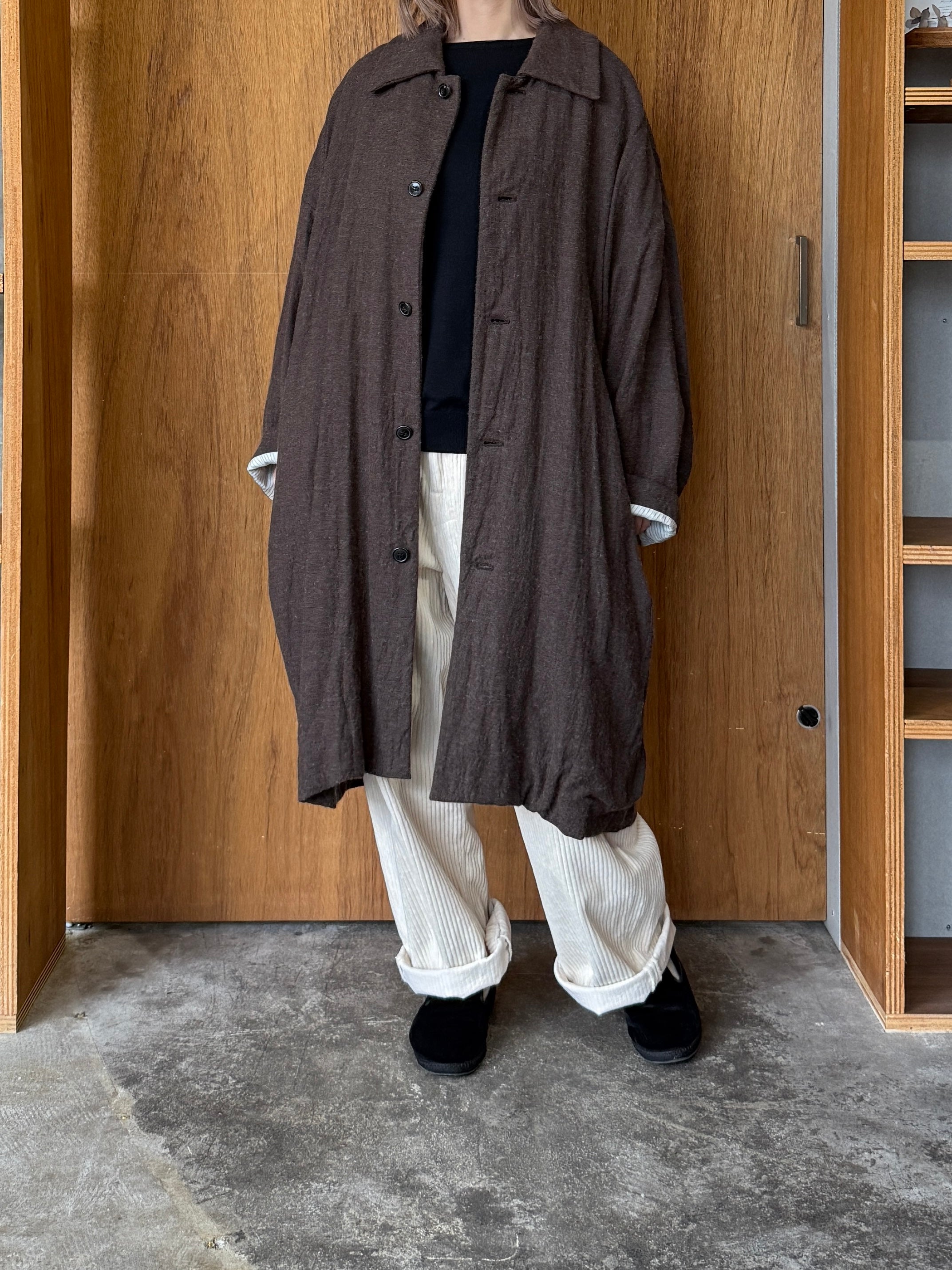 suzuki takayuki / high gauge knitted pullover（black）