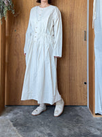 Vlas Blomme / C/L High Count カットオフジャンパースカート (Vintage White)