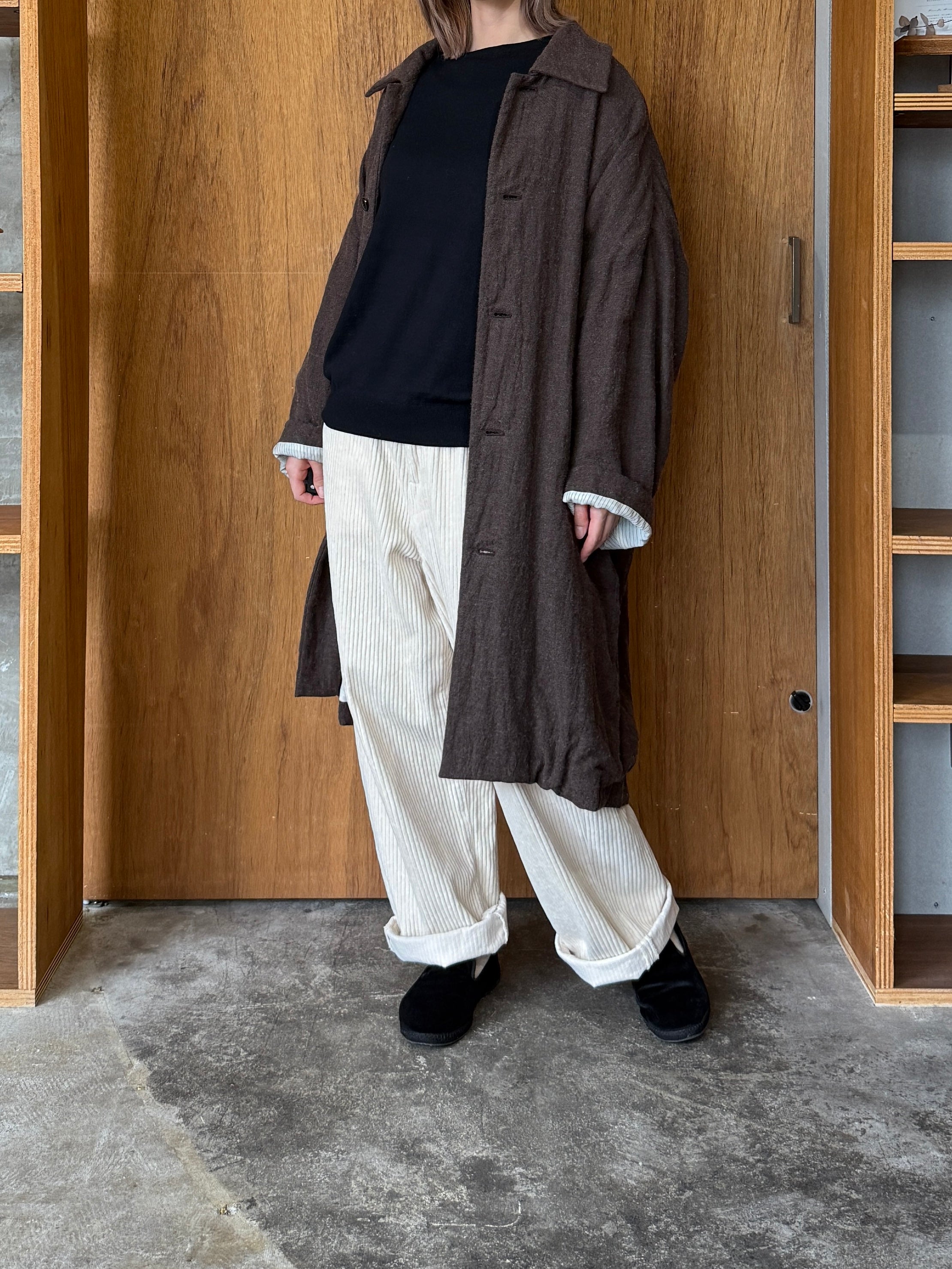 suzuki takayuki / high gauge knitted pullover（black）