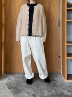 Vlas Blomme / Tasmanian Wool ニットジャケット (Beige)