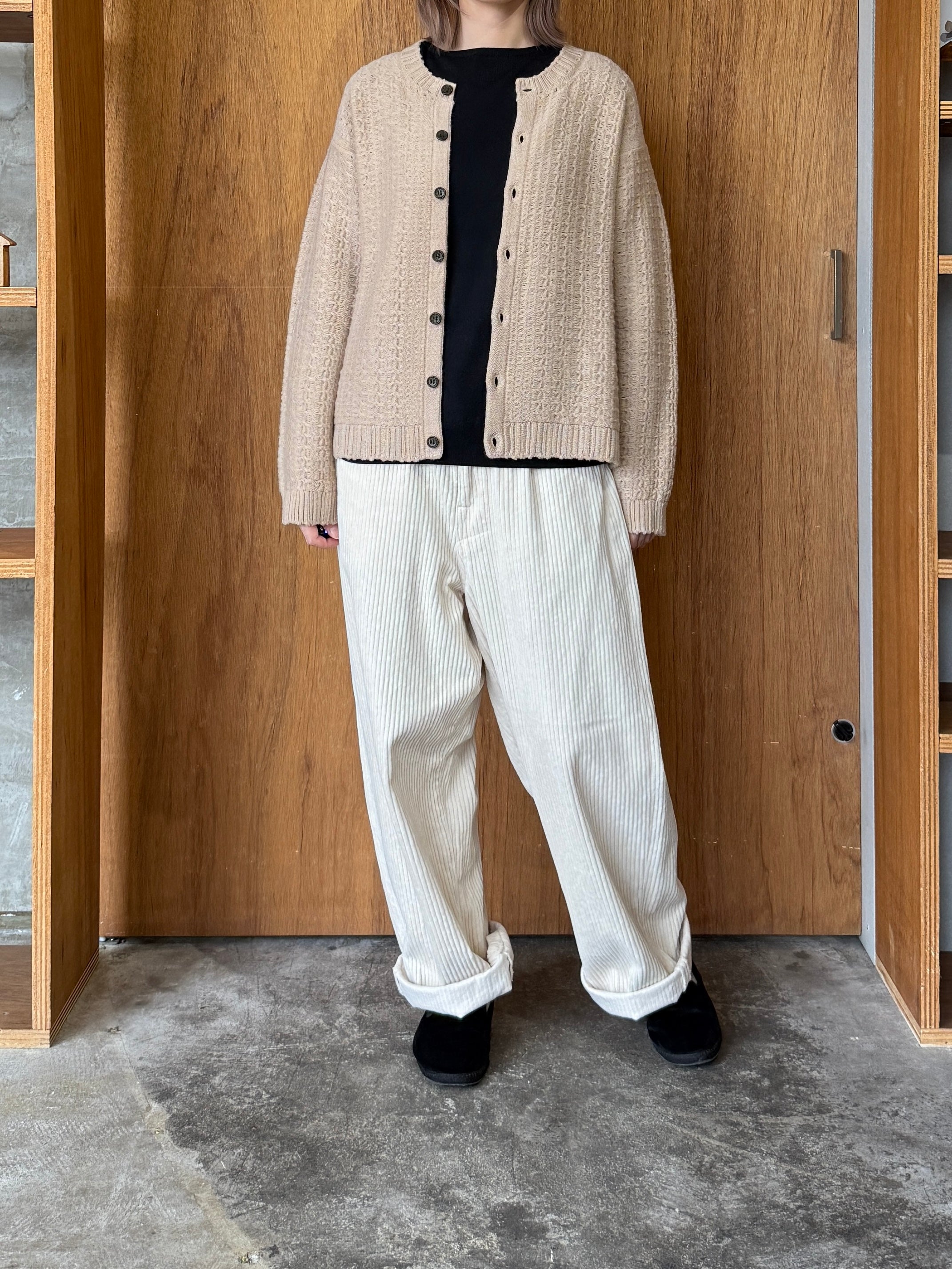suzuki takayuki / high gauge knitted pullover（black）