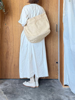 Vlas Blomme / C/L High Count カットオフジャンパースカート (Vintage White)