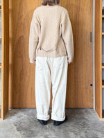 Vlas Blomme / Tasmanian Wool ニットジャケット (Beige)