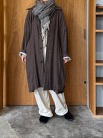 suzuki takayuki / herring-bone shawl（heather cacao）