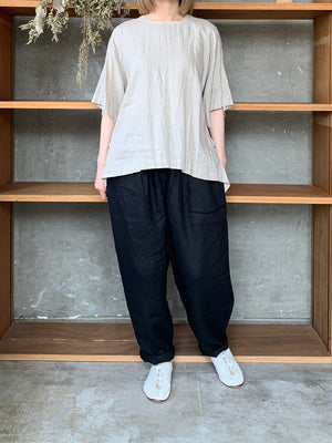 Re arrival!! suzuki takayuki / shalwar pants（black）