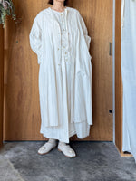 Vlas Blomme / C/L High Count カットオブドレス (Vintage White)