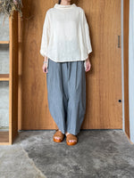 tumugu / リネンコットンフランス綾　ハイネックチュニック (KINARI)