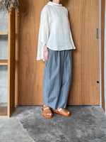 tumugu / リネンコットンフランス綾　ハイネックチュニック (KINARI)