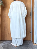 Vlas Blomme / C/L High Count カットオブドレス (Vintage White)