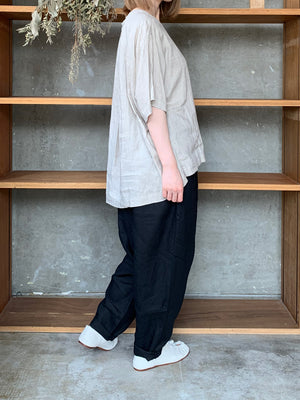 Re arrival!! suzuki takayuki / shalwar pants（black）