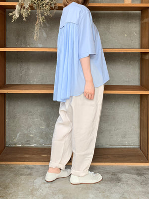 suzuki takayuki / combination t-shirt（pale sky blue）