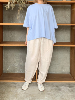 suzuki takayuki / combination t-shirt（pale sky blue）