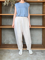 Re arrival!!　suzuki takayuki / linen tank top（frosty blue）