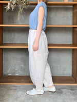 Re arrival!!　suzuki takayuki / linen tank top（frosty blue）