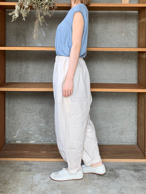 Re arrival!!　suzuki takayuki / linen tank top（frosty blue）