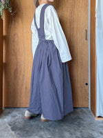 Vlas Blomme / C/L High Count カットオフジャンパースカート (Burgundy)