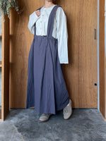 Vlas Blomme / C/L High Count カットオフジャンパースカート (Burgundy)