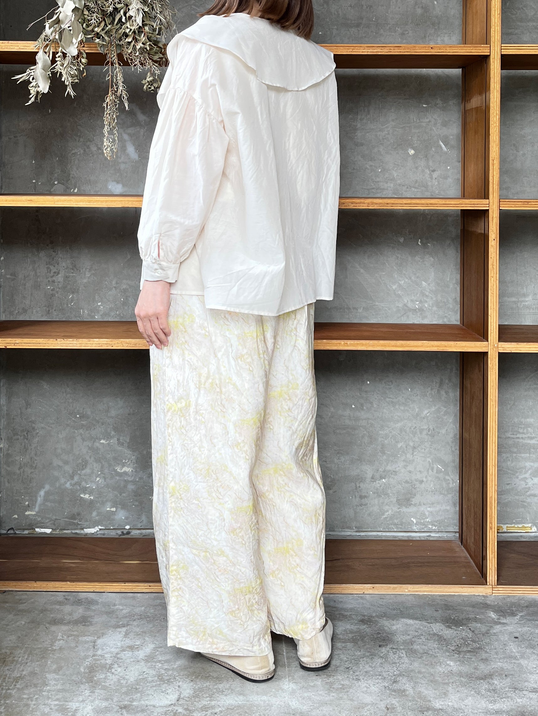 ROBE de PEAU / MARBLE PATTERN SLEEVELESS PULLOVER (SKIN MARBLE)