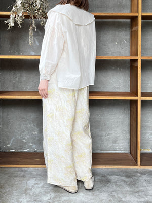 ROBE de PEAU / MARBLE PATTERN SLEEVELESS PULLOVER (SKIN MARBLE)