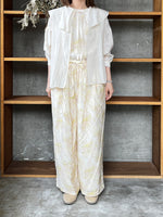 ROBE de PEAU / MARBLE PATTERN SLEEVELESS PULLOVER (SKIN MARBLE)