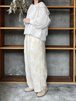ROBE de PEAU / MARBLE PATTERN SLEEVELESS PULLOVER (SKIN MARBLE)