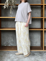 ROBE de PEAU / MARBLE PATTERN WIDE PANTS (SKIN MARBLE)