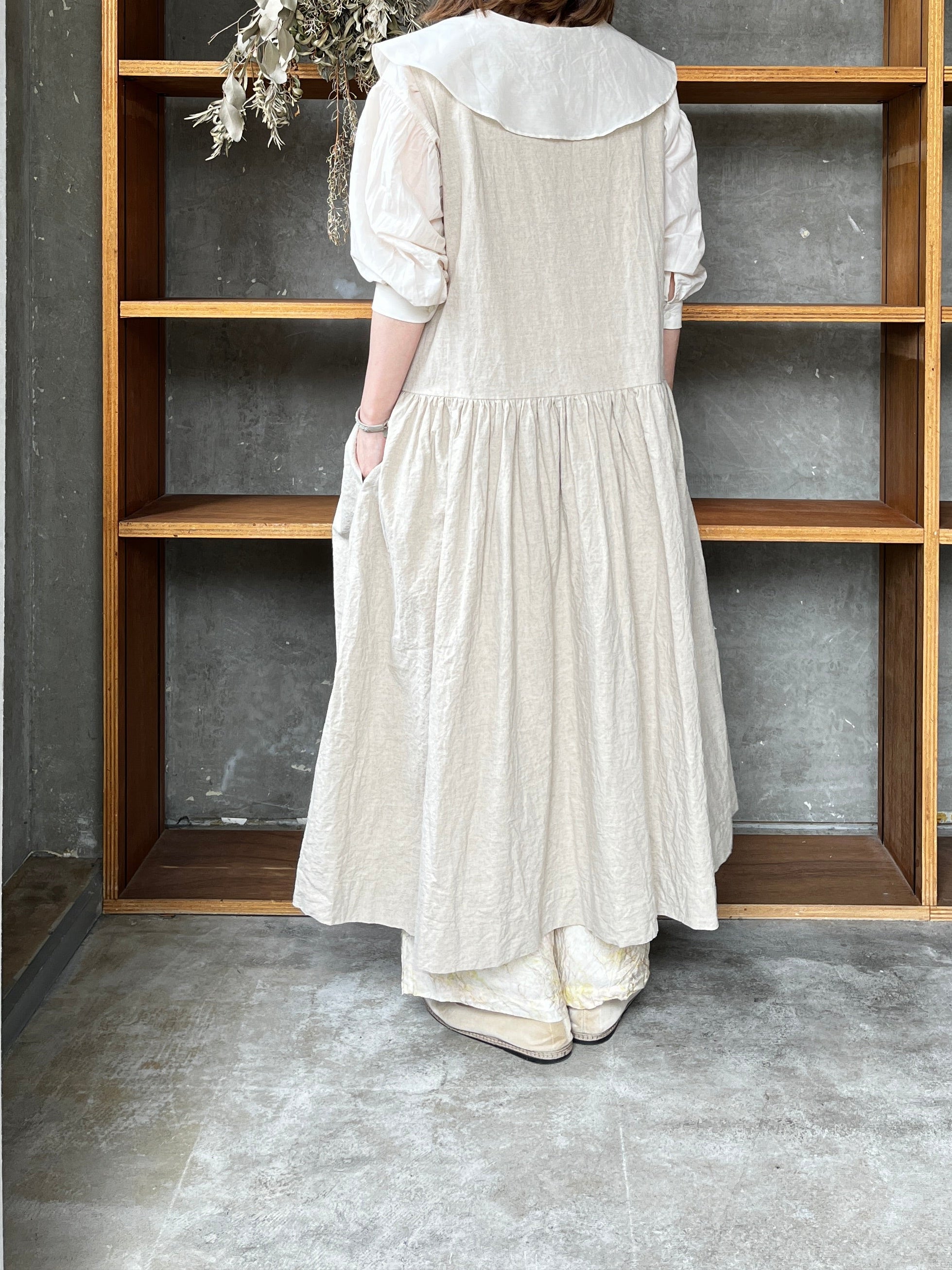 ROBE de PEAU / SHEER HAORI BLOUSE (ECRU)