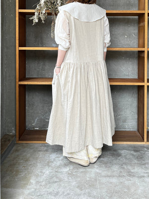 ROBE de PEAU / SHEER HAORI BLOUSE (ECRU)