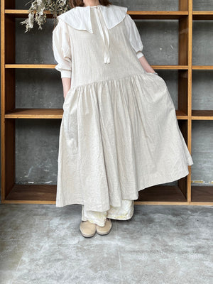 ROBE de PEAU / SHEER HAORI BLOUSE (ECRU)