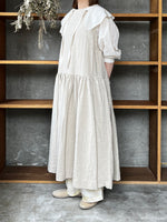 【SALE】ROBE de PEAU / SLEEVELESS CANVAS ONE PIECE (NATURAL)