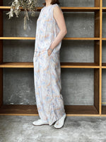 ROBE de PEAU / MARBLE PATTERN SLEEVELESS PULLOVER (BLUE MARBLE)