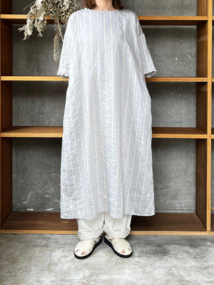 ROBE de PEAU / STRIPE PULLOVER ONE PIECE (BOLD STRIPE)