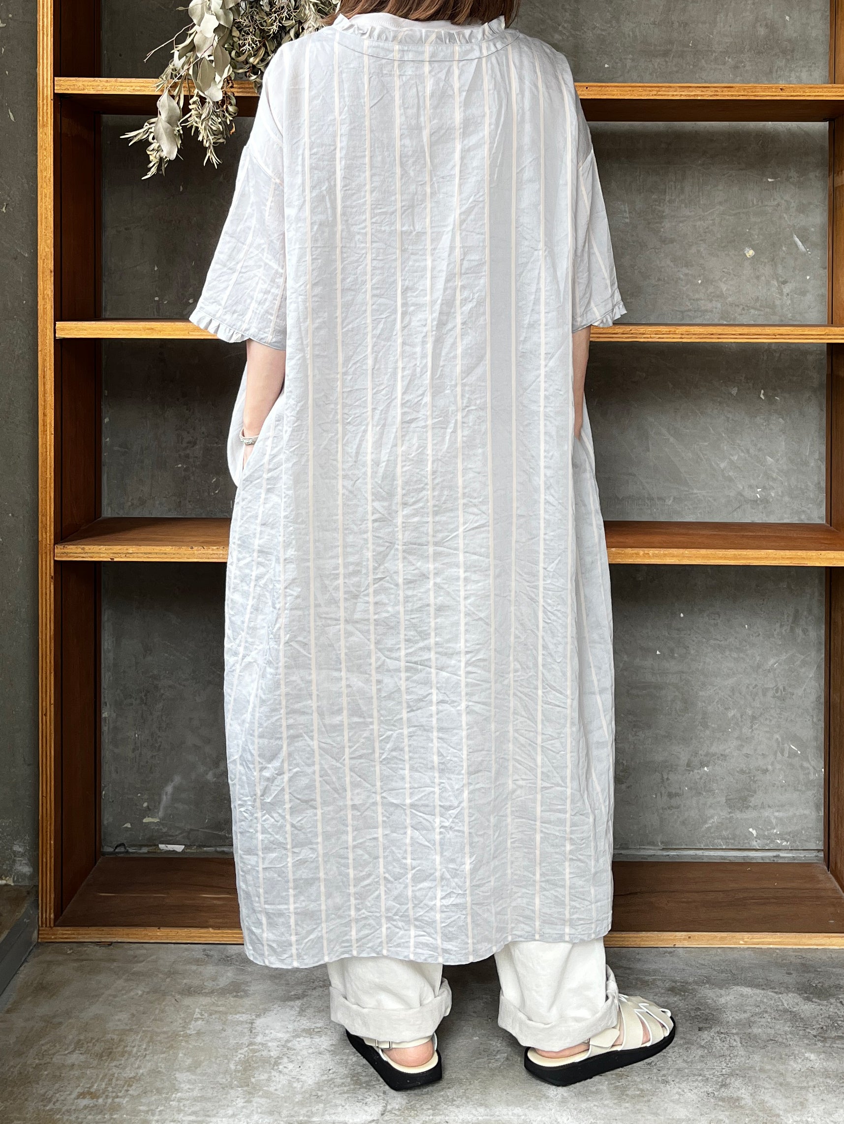 ROBE de PEAU / STRIPE PULLOVER ONE PIECE (BOLD STRIPE)