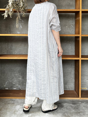 ROBE de PEAU / STRIPE PULLOVER ONE PIECE (BOLD STRIPE)