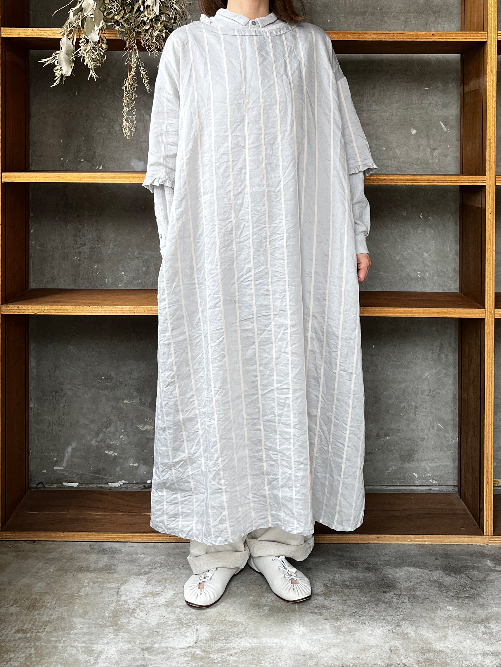 ROBE de PEAU / STRIPE PULLOVER ONE PIECE (BOLD STRIPE)