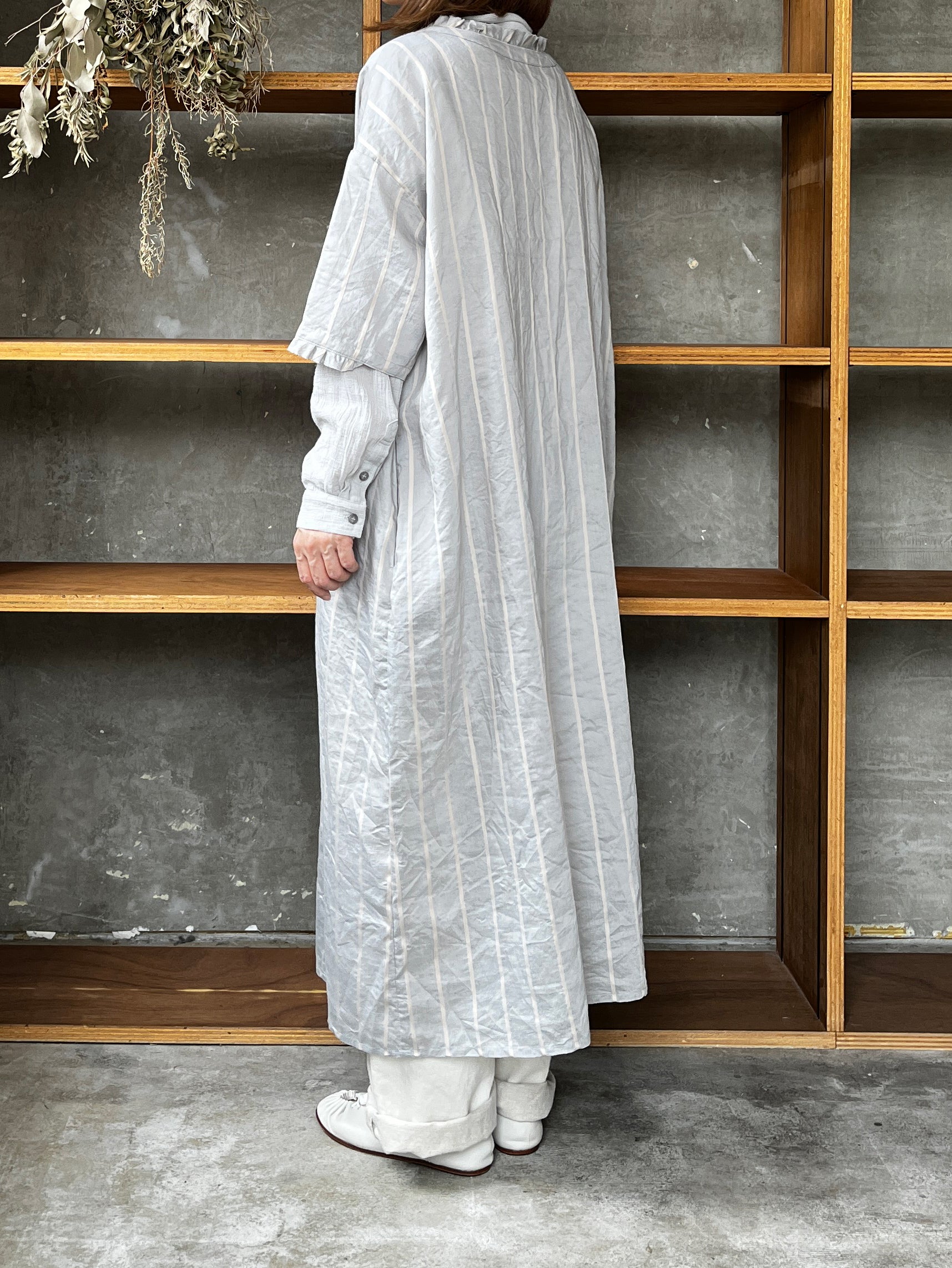 ROBE de PEAU / STRIPE PULLOVER ONE PIECE (BOLD STRIPE)
