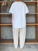 【SALE】TISSU / ヘビープレーティング天竺 BIG T（シロ）