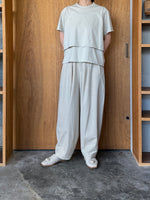 OTOAA / LAYERED DOLMAN HALF SLEEVE (SAND GREGE)