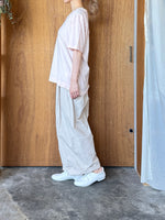 suzuki takayuki / easy pants（dusty ivory）