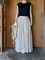 Re arrival!! suzuki takayuki / linen tank top（black ）