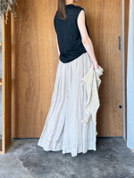 Re arrival!! suzuki takayuki / linen tank top（black ）