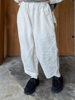 tumugu / オーガニックコットンコーデュロイ ティンカーパンツ（IVORY）