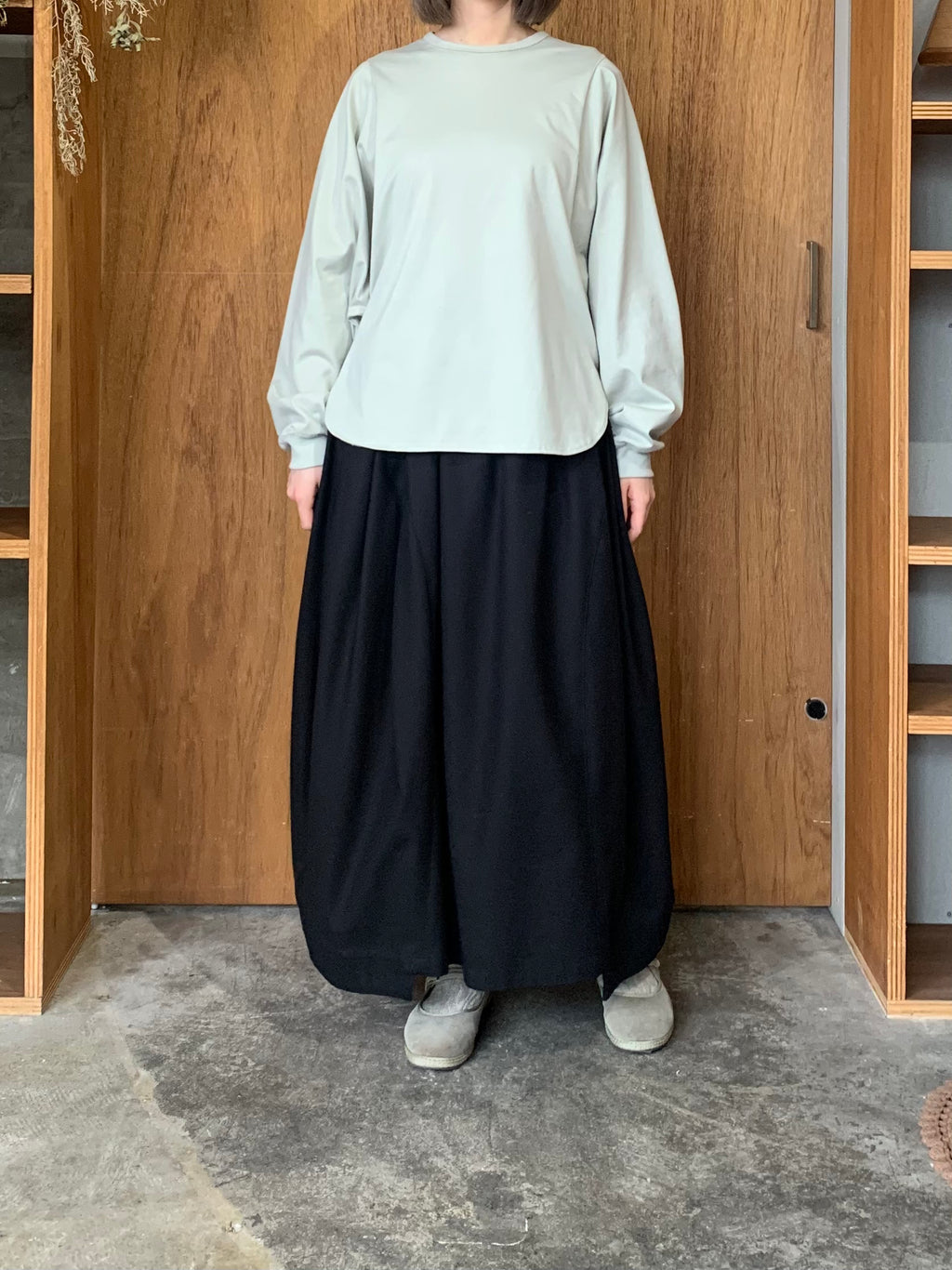 OTOAA / DOLMAN SLEEVE T-SHIRT (MINT GREGE)