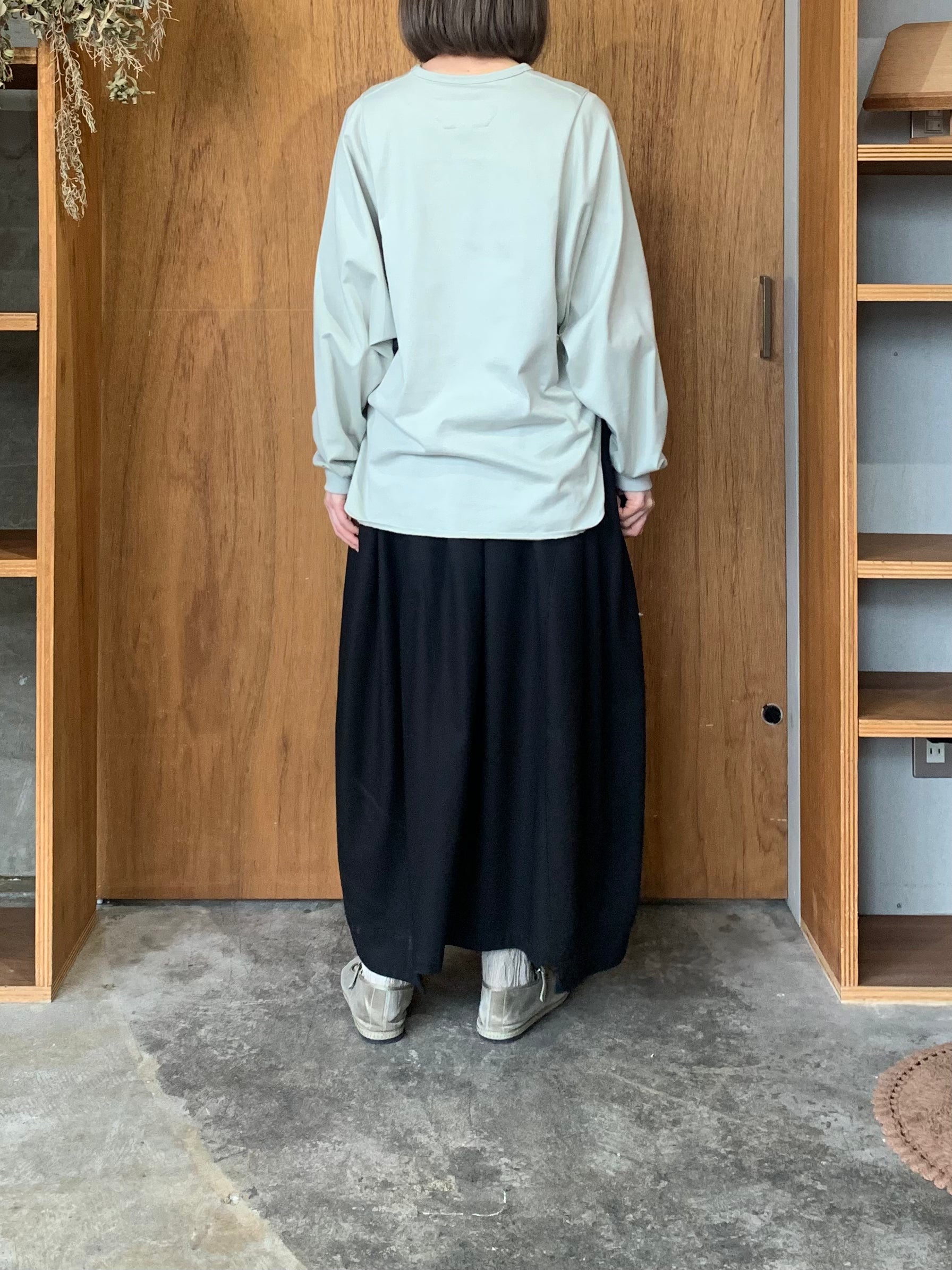 OTOAA / DOLMAN SLEEVE T-SHIRT (MINT GREGE)