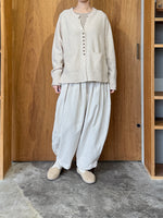 tumugu / ふわふわウール カーディガン（ECRU）